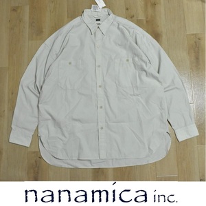 【送料無料】新品 nanamica ナナミカ デッキシャツ L 定価27500円 SUGF294 Deck Shirt