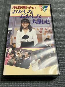 南野陽子のおかしなおかしな大脱走　小林亜星　岩城滉一　左とん平　橋本以蔵　VHS