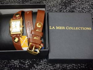 ★La Mer Collections ラ・メールコレクション〓腕時計 レディース〓未使用品 LMR-LMGUAT006