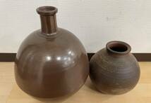 【5808】花瓶まとめ 2点 花器 壺 インテリア アンティーク 現状品 長期保管品