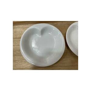 【4921】和心屋 皿2枚セット ハート型 カレー皿 プレート 食器 洋食器の画像2