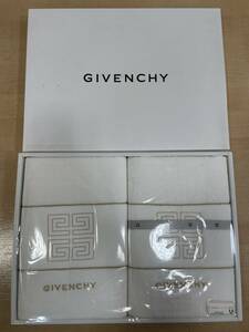 【6418】未使用 GIVENCHY ジバンシイ バスタオル 2枚セット 綿100％ 箱付き