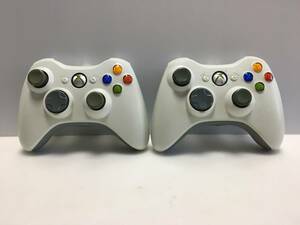 Microsoft　Xbox360　ワイヤレスコントローラー　2点　ジャンクRT-3491