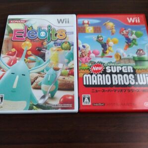 【Wii】 Elebits エレビッツ、【Wii】New スーパーマリオブラザーズ Wii 2本セット