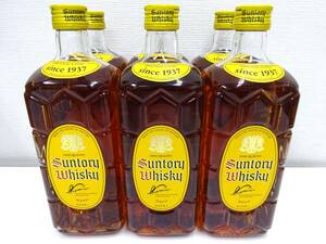 ◆◇【未開栓】 SUNTRY サントリー 角 6本 計4200ml Suntory Whisky 700ml 40％◇◆