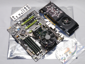 XFX n780i Q9550 8GBメモリー LEADTEK PX9800 GTXセット