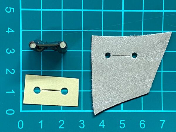 一本刃と両端ポンチの 抜き型　オーダーメイド　レザークラフト　金型　刃型