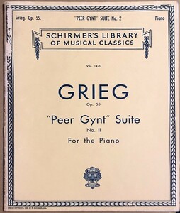 グリーグ 「ペール・ギュント」第2組曲 Op.55 (ピアノ・ソロ) 輸入楽譜 GRIEG Peer Gynt Suite No.2 Op.55 洋書
