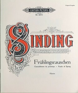 ジンディング(シンディング) 春のさざめき Op.32/3 (ピアノ・ソロ) 輸入楽譜 SINDING Rustle of Spring Op.32/3 洋書