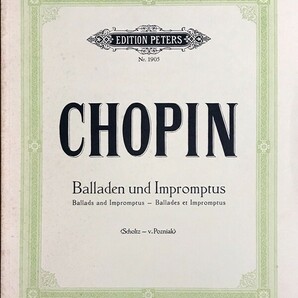 ショパン バラードと即興曲 (ピアノ・ソロ) 輸入楽譜 CHOPIN Balladen und Impromptus 洋書の画像1