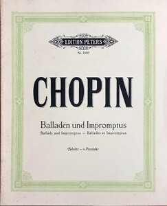 ショパン バラードと即興曲 (ピアノ・ソロ) 輸入楽譜 CHOPIN Balladen und Impromptus 洋書