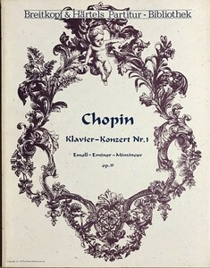 ショパン ピアノ協奏曲第1番 ホ短調 op.11 (スコア) 輸入楽譜 Chopin Piano Concerto No.1 e-moll Op.11 洋書