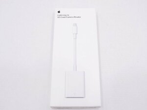 Apple純正 Lightning to SDカード カメラリーダー MJYT2AM/A A1595 iPhone iPad iPad mini対応 中古品[B176T979]