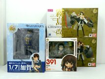 【未開封品有】艦隊これくしょん-艦これ- フィギュア4点セット 加賀/赤城/霧島 改二/金剛 改二 中古品[B044H216]_画像1