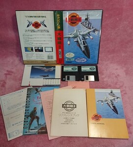 *PC-9801[10 anniversary commemoration версия большой стратегия Ⅱ]3.5~-2HD/2 листов комплект *90 год версия большой стратегия календарь входить *1989 год * система soft / симуляция * игра *