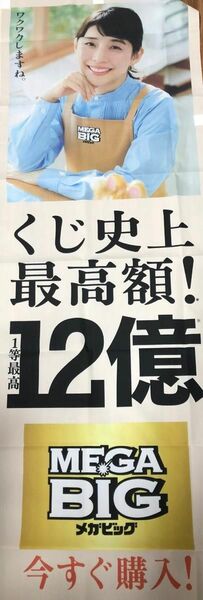 非売品 石田ゆり子さんMEGA BIGのぼり 大