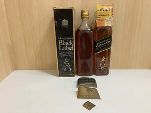 ☆未開栓　2本まとめ売り　JOHNNIE WALKER ジョニー ウォーカー ブラックレーベル 12年 EXTRA SPECIAL スコッチウイスキー　700ml 750ml 