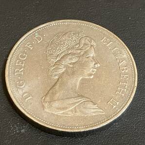 ☆ イギリス 英国 1947-1972 エリザベス2世 EP 銀婚式記念 銀貨 大型 アンティークコイン 外国硬貨 メダル 管ARRRの画像2