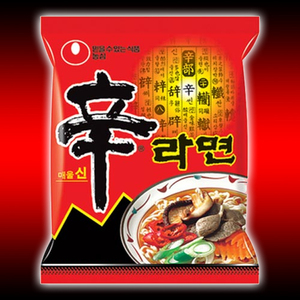 大人気　激安1箱買い　36食分　1食分￥208　おススメ　激辛　韓国のソウルフード「辛ラーメン」　全国送料無料