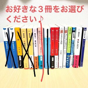 【中古品】文庫本　3冊　900円　 まとめ売り　小説　ミステリー　東野圭吾　ほか