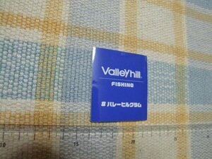 Valleyhill/バレーヒル/ブルー/ステッカー/シール/ ※ヤフーショッピングストア/レア物商会・健美堂でも大量出品中!