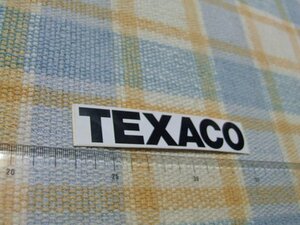 テキサコ/Texaco/アメリカの石油会社/白時に黒文字/ステッカー/シール/A ※ヤフーショッピングストア/レア物商会・健美堂でも大量出