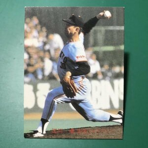 1982年　カルビー　プロ野球カード　82年　90番　巨人　江川　【Ｄ23】