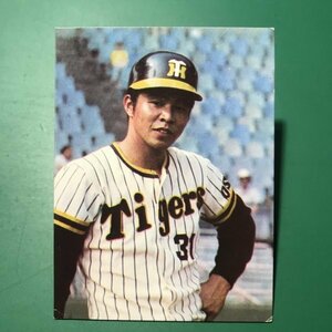 1977年　カルビー　プロ野球カード　77年　大阪版　大ー95番　阪神　掛布　　　【Ｂ56】