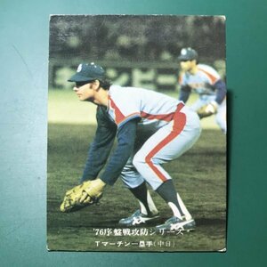 1976年　カルビー　プロ野球カード　76年　554番　中日　マーチン　　　　　【A80】