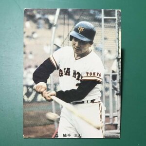 1973年　カルビー　プロ野球カード　73年　185番　巨人　森　　【D95】