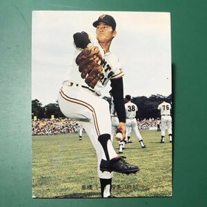 1973年　カルビー　プロ野球カード　73年　バット版　16番　巨人　高橋　　　【A80】