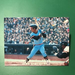 1976年　カルビー　プロ野球カード　76年　1278番　阪急　福本　　　【A80】