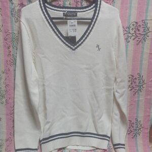 ヒロミチナカノ hiromichi nakano BOYS セーターニット ホワイト 白 長袖サイズ150　☆新品未使用品
