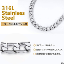 6mm 喜平チェーン 金属アレルギー対応 汗や水対応 シンプル 夏 アクセサリー アンクレット 男女兼用 ステンレス_画像4