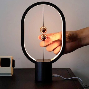 デスクランプ バランス ランプ 磁気バランス 自宅 寮 ベッドサイド用 USB 電源 LED テーブル 寝室 ベッドサイド ナイトライト