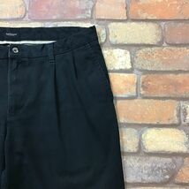 BP2-786★W96センチ位★格安★USAビッグサイズ★【VAN HEUSEN】2タック チノパン【W36 メンズ XL】濃紺 ネイビー US古着 ワーク アウトドア_画像9