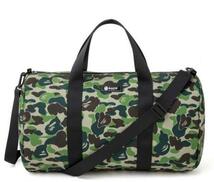 BAPE◆A BATHING APE／迷彩カモ◆ア ベイシング エイプ◆ビッグダッフルバッグ◆CAMO／カモ／付録ノベルティ_画像1