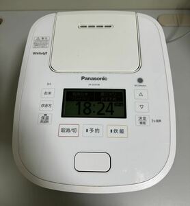 Panasonic スチーム&可変圧力IHジャー炊飯器 SR-SSX108 2018年製 ホワイト Wおどり炊き 炊飯ジャー パナソニック