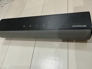 1円スタート サウンドバー KMOUK 50W スピーカー デュアルスピーカー搭載 Bluetooth 5.0 AUX 光デジタル KM-HSB001