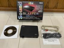 1円スタート Sound blaster サウンドブラスター SBX SB1240 HD music 音楽 USBオーディオシステム _画像1