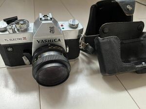 1円スタート YASHIKA ヤシカ TL ELECTRO X フィルムカメラ シルバー レンズ ボディ 2.8 55mm