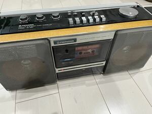 1円スタート Pioneer パイオニア ラジカセ ポータブル ステレオ ラジオカセットレコーダー SK-350 FM AM 通電確認済み