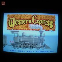 1円〜 データイースト/DATA EAST ウエスタンエクスプレス WESTERN EXPRESS DECO インスト純正 動作確認済【20_画像1