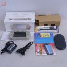 PSP プレイステーション ポータブル 本体 PSP-1000 シャンパン ゴールド CHAMPAGNE GOLD ソニー SONY 箱説ハガキ/おまけ付 ジャンク【20_画像1