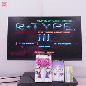 1円〜 動作保証品 SFC スーパーファミコン R-TYPEIII アールタイプ3 irem アイレム 箱説ハガキ付【10