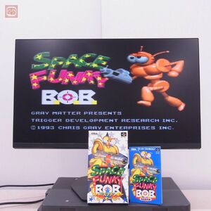 1円〜 動作保証品 SFC スーパーファミコン スペースファンキー ビー・オー・ビー SPACE FUNKY BOB EA エレクトロニック・アーツ 箱説付【10