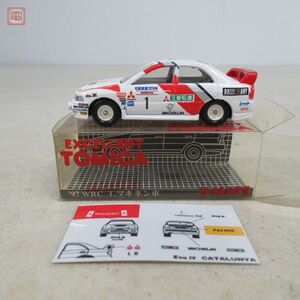 エクセレント トミカ 日本製 三菱ランサー エボリューションIV 97 WRC T.マネキン車 U-MATE TOMICA【10