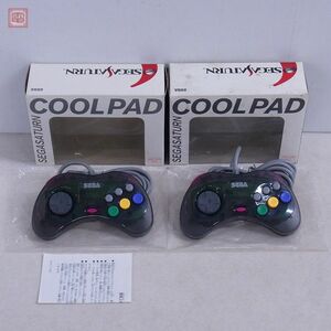 動作品 SS セガサターン SEGA SATURN クールパッド コントローラ COOL PAD Controller HSS-0101 スケルトン セガ SEGA 箱付【10