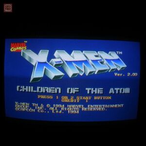 1円〜 ※ROMのみ カプコン/CAPCOM エックスメン Ver. 2.00 X-MEN CHILDREN OF THE ATOM CPSII イン取帯純正 動作確認済【20