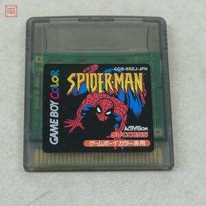 動作保証品 ※ソフトのみ GBC ゲームボーイカラー SPIDER MAN スパイダーマン ACTIVISION アクティビジョン 【10